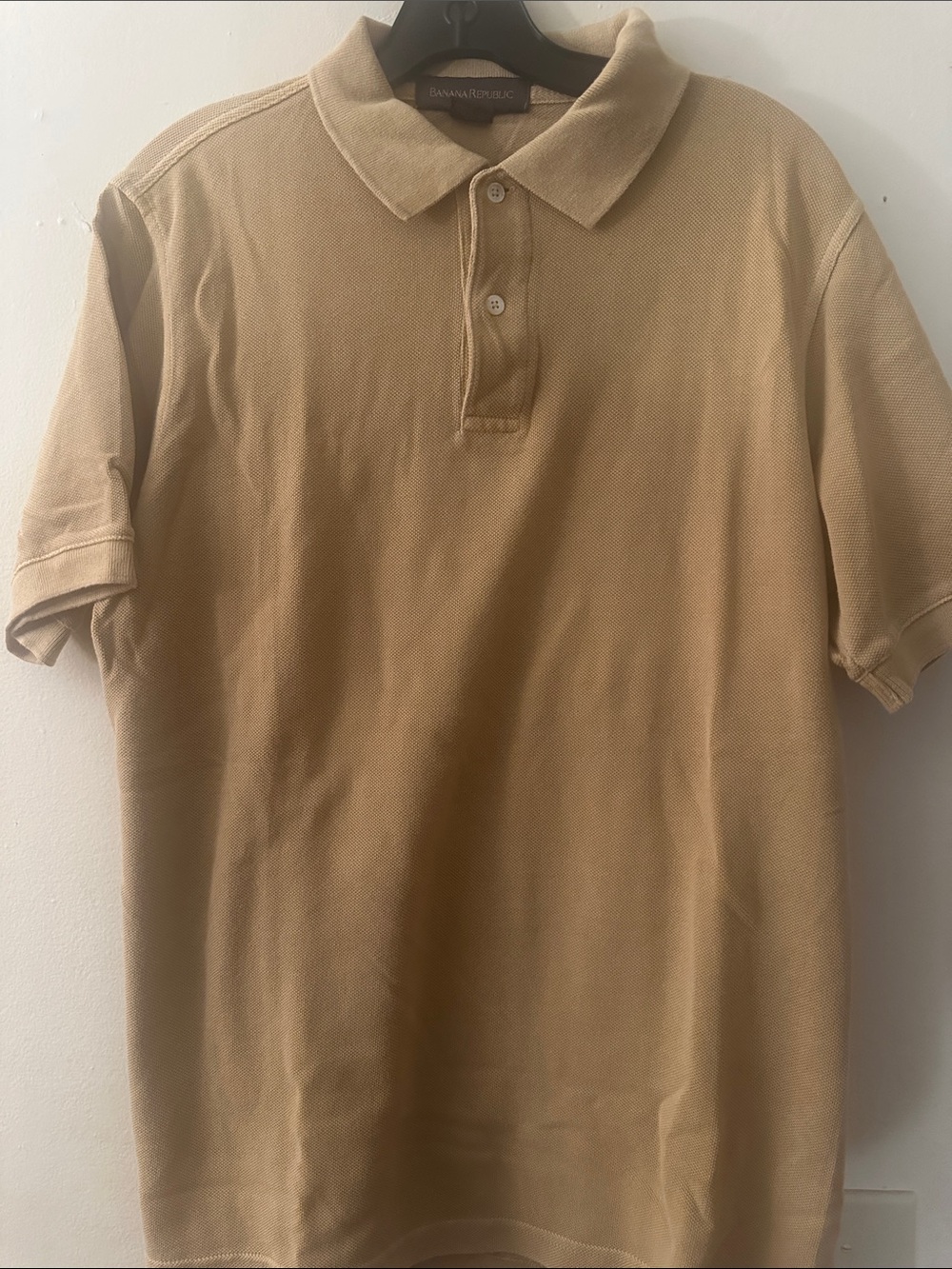 Banana Republic Men's Polo in Light Tan